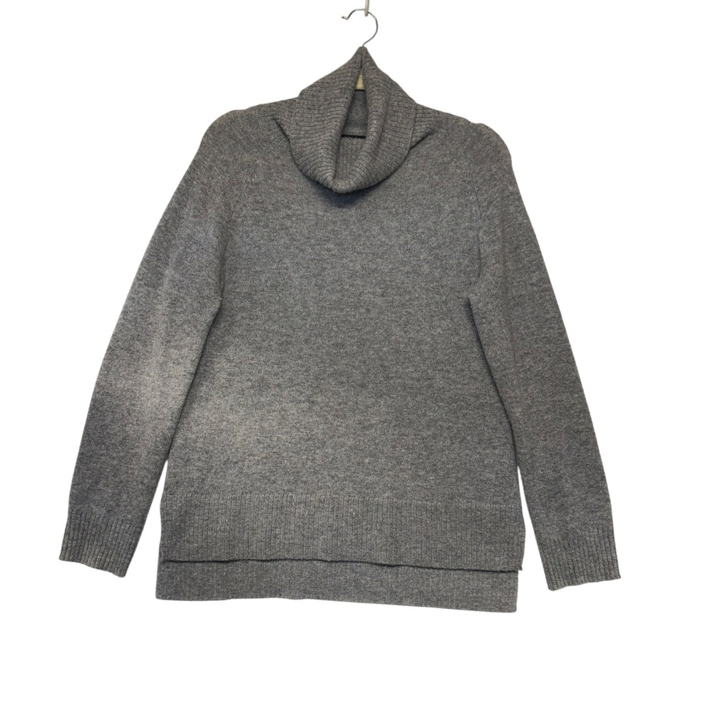 41 Hawthorn Womens Gray 100% Cashmere Cowl Neck Sweater WGS10377 Medium